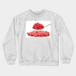 Red currant on white background Crewneck Sweatshirt